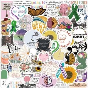 50 Stickers | No Repeats | Waterproof | Durable | Reusable | Laptop | Brand New